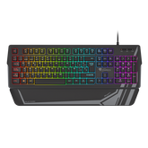 Teclado Gaming Genesis Rhod 350 Usb Retroiluminado Membrana Negro